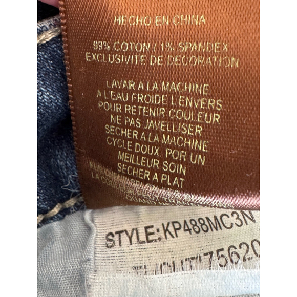 Women's Kut from the Kloth mid rise straight leg Jeans Size 14 Blue Denim - Picture 6 of 12